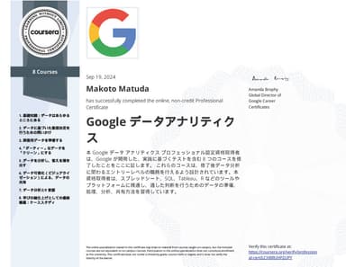 Google データアナリティクス